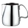 Jarra de Aço Inoxidável 304 para Latte Art, Logo Personalizável, Fornecimento Direto da Fábrica, Jarra para Espumar Leite, Copo para Espumar Leite de Café