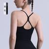 Top Deportivo Chaleco de Yoga Nude para Mujer Espalda Cruzada Hermosa y Ropa Interior Abdominal Fitness Sujetador Sling Ropa de Yoga Verano