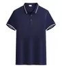 Camisa Polo de Secado Rápido Manga Corta Camisa Publicitaria para Deportes al Aire Libre Ropa de Trabajo Ropa de Trabajo Corporativa Impresión de Logo Personalizado