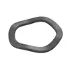 Arandelas Onduladas de Acero al Carbono, Juntas Elásticas Onduladas, Arandelas de Resorte Onduladas Triples GB/T955 Negro Oxidado M3M118