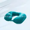 Almohada Inflable en Forma de U TPU Verde de Presionar Estilo Camping Almohada Inflable Automática para Cuello Almohada Inflable Automática