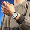 Reloj de Moda de Alta Calidad Oufani Aleación Anillo Exterior Giratorio Reloj de Cuarzo Digital Estéreo Resistente al Agua 30m Reloj Luminoso