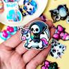 Placas Acrílicas Personalizadas con Resina para Anime Cartoon 3D Sanrio DIY Lindo Logo Personalizado Animales