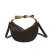 Bolso Tejido Nuevo de PU para Mujer 2025 Exportación Transfronteriza Retro Ropa de Trabajo Bolso Grande de Hombro Bandolera
