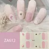 ZA - Adhesivo para uñas blanco sin hornear, totalmente impermeable, parche para decoración de uñas, sensación avanzada, simple, pegamento para esmalte de uñas al por mayor