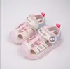 Sandalias de Verano Hechas a Medida Jimibear para Niños y Niñas, Zapatos para Caminar Infantiles con Velcro Antideslizante, Marca Extranjera Oem