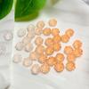 Nail Art Light Change Fart Peach Jóias Acessórios Internet Celebridade Novo Pêssego Coração Luz Sentido Mudança de Cor Gelo Transparente All-match Mudança Gradual Nail Jewelry