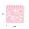 Libro de espiral de helado cuaderno de hojas sueltas para estudiante cuaderno de PCV cuaderno estilo simple