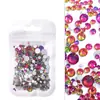 Venta al por mayor transfronteriza ss4-ss30 regla mixta comercio internacional diamante de color rhinestone 1000 uña DIY teléfono móvil fondo plano Rhinestone