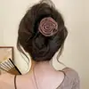 Grampo de Cabelo Vintage Outono/Inverno 2026 Estilo Coreano Clipe Torcido de Cabelo de Alta Qualidade Acessório de Cabelo Simples Elegante Ornamento de Cabelo Versátil para o Dia a Dia