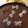 Moda Coreana Aroma Pequeño Cuentas de Arroz Escarchadas Lazo Colgante para Bolso DIY Cadena para Teléfono Móvil Flor para Zapatos Pendientes para Mujer Accesorios