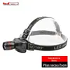 Faro delantero transfronterizo LED de 3 W, luz potente, tercera marcha/zoom telescópico, para pesca al aire libre, lámpara de camping, reflector