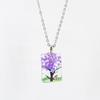 Big Tree camisola cadeia de flores secas colar de comércio exterior popular estrelado flores secas espécime colar transfronteiriço exclusivo colar de flores secas