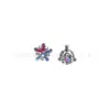 Pendientes de Estrella de Cinco Puntas Graduados con Garras de Aleación de Titanio Astmf-136 G23 Titanio con Rosca Interna Studs para Labio y Pendientes para Piercing