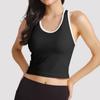 Chaleco de Yoga Lulu Mismo Estilo Ebb Nude Ajustado con Almohadilla en el Pecho Sujetador Deportivo de Espalda Hermosa con Forma de I para Mujer
