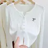 Cárdigan de punto color liso bordado suéter de punto trenzado para mujer 2026 Otoño/Invierno prenda exterior de un solo botón