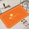 Alfombra Antideslizante para Baño Transfronteriza, Felpudo para Entrada de Inodoro, Alfombrilla Absorbente de Secado Rápido para Suelo de Puerta de Baño, Felpudo Doméstico de Tierra de Diatomeas