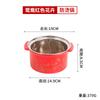 Olla individual de acero inoxidable anti-escaldaduras con tapa, olla pequeña especial para cocina de inducción, olla pequeña comercial para sopa, olla para pato mandarín
