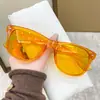 Gafas de Sol Cuadradas Tipo Clavo de Arroz 2026 Nueva Tendencia de Moda Europea Americana Gafas de Sol de Personalidad Color Caramelo Gafas de Sol Transfronterizas