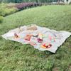 Comercio exterior estera de picnic para acampar al aire libre pequeña fresca a cuadros estilo ins mesa de comedor salvaje mantel salida de primavera estera de césped portátil venta al por mayor