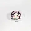 Broche de Pelúcia com Estampa de Desenho Animado Boneca Acessórios DIY para Crianças Chapéu Cachecol Grampo de Cabelo Pingente Pingente Acessórios de Boneca