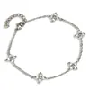 Pulsera de Acero de Titanio con Trébol de Cuatro Hojas de la Suerte Transfronteriza, Gama Alta, Lujo Ligero, No se Desvanece, Popular Pulsera de Joyería de Acero Inoxidable para Mujer