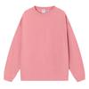 Nuevo suéter de punto rizo pequeño de color sólido para hombre y mujer con forro polar, moda para parejas, cuello redondo, en stock, venta al por mayor, impresión de logotipo en camiseta cultural