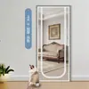 Cortina de Malla Dura Estilo Cremallera Anti-Gato Personalizada para Puertas de Seguridad, Prevención de Mosquitos en Interiores, Amigable con Mascotas, Instalación sin Clavos, Ventilación