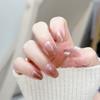 Uñas Postizas Transfronterizas Estilo Ins, Uñas Postizas de Gama Alta de Adhesión Completa, Uñas de Manicura Removibles, 24 Piezas al Mayoreo