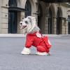 Outono e Inverno Novo Roupa à Prova de Vento, Sujeira e Chuva de Quatro Pernas para Exterior Roupa de Animal de Estimação Roupa de Cachorro Roupa para Gato Teddy