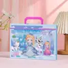 Caja Mágica Magnética de Niña Antigua Princesa Libro Silencioso Magnético Caja de Regalo Traje Niña Pintura Pegatinas Juguetes Educativos