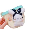 Hd7317A06 Color Caramelo Puntos Lindo Muñeco de Peluche Juguetón y Animado Paja Bolso Cruzado Pequeño Bolso de Vacaciones