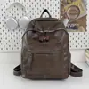 Mochila Escolar de Cuero Suave Pu Transfronteriza para Mujer, Mochila Casual de Viaje Estilo Japonés para Estudiantes Universitarios, Mochila Casual de Moda de Gran Capacidad