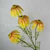 Nicho de Flores Artificiales Crisantemo del Sol 3D Crisantemo de Verano Arreglo de Boda Paisajismo Fila de Flores Decorativas Accesorios para Disparos Flores Artificiales Flores Falsas