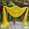 Decoración de Boda Estilo Coreano Tela Elástica de Seda de Leche Color Café con Leche Cortina Tela de Fondo para Techo de Boda 1.6m de Ancho
