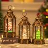 Cross-border nova decoração de Natal luminosa luz noturna neve lâmpada de vento bola de cristal criativo enfeites de presente de Natal