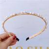 Diadema de Perlas Nueva Más Vendida para Mujer, Pinza para el Cabello Versátil de Moda, Accesorio para el Cabello Sencillo y Elegante, Banda Ancha al por Mayor