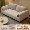 Sofá modelo nuevo para sala de estar, apartamento pequeño, alquiler vacacional, de dos o tres plazas, sofá de tela de línea recta perezoso oreja de elefante