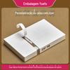 Caixa de embalagem destacável personalizada, caixa de papel com zíper fácil de rasgar, necessidades diárias, caixa de papelão branca dobrável, design colorido, impressão colorida