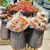 Cesta Redonda de Frutas Apilables Exhibidores Cesta Cesta de Exhibición para Supermercado Accesorios de Exhibición para Supermercado