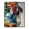 Funda para Teléfono Móvil Adecuada para Samsung S25Ultra S24 Colorida A16A72 Cubierta Protectora S24 Carcasa Blanda Tpu Negra A90