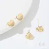 Aretes Sostenedores de Disco Curvo Brillante Rellenos de Oro de 14 Quilates que Conservan el Color Material para Aretes Hechos a Mano con Perlas Pegajosas