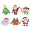 2022 Navidad nuevo transfronterizo 5d Pintura de Diamantes para niños DIY hecho a mano pintura de diamantes punto diamante decorativo diamante brillante pegatinas casuales