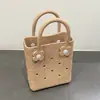 Bolso Perforado de Moda Eva 2026 Nuevo Bolso de Mano Transfronterizo Dopamina Francés Impermeable Almacenamiento Bolso de Playa de Mano