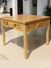 Juego de Mesa y Sillas de Comedor de Madera Maciza, Mesa de Comedor para Restaurante, Mesa para Apartamento Pequeño, Mesa de Comedor para el Hogar, Mesa Cuadrada, Mesa de los Ocho Inmortales Estilo Antiguo