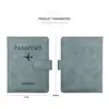 Estuche de pasaporte RFID hecho a medida transfronterizo, cuero PU, multifuncional, puede contener tarjetas SIM y documentos, portapasaporte anti-escaneo