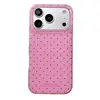 Funda de teléfono estilo coreano, suave y simple, con lunares, para iPhone 18 Pro Max, adecuada para 17 Pro Max, doble capa 16 Pro, 15 Pro