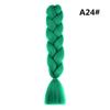 Peluca Africana de Trenza Grande de Seda de Alta Temperatura Cabello de Trenza Jumbo Color Degradado Fibra Química Trenza Grande Rastas Cuerda para el Cabello