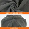 Gorro Grosso Grande Estilo Coreano, Unissex, Capuz de Lã Colmeia para Ciclismo, Chapéu à Prova de Vento e Quente para Bicicleta Elétrica