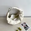Bolsa de Mão Estilo Ins Coreano de Couro PU Macio Formato Dumpling, Bolsa de Ombro Crescenta de Nicho para o Dia a Dia com Toque de Luxo, Bolsa de Mão Fashion